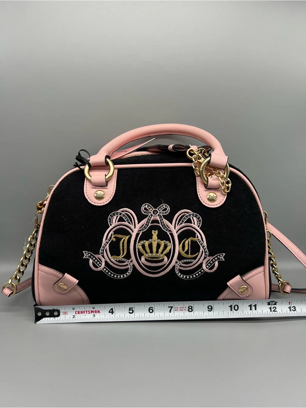 Juicy couture juicy lovers club bowler purse